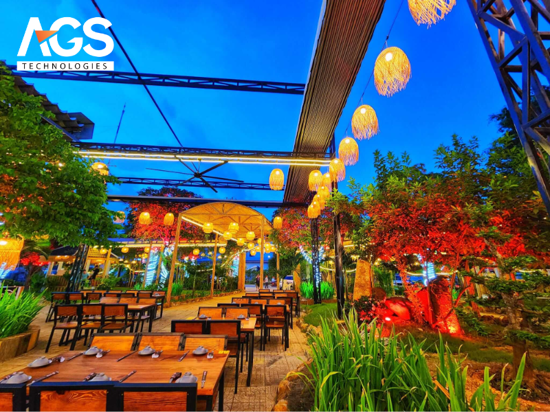 Thiết kế cảnh quan khu vực ăn uống ngoài trời