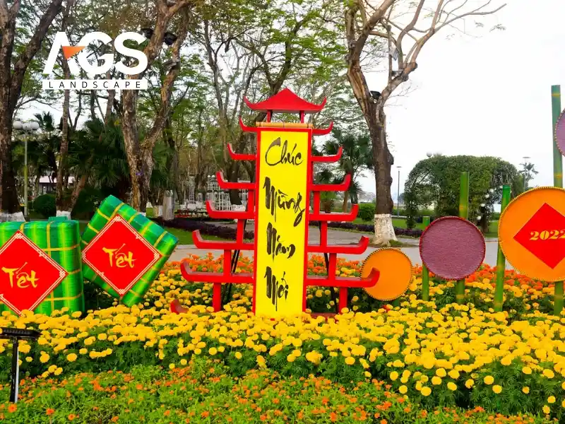 trang trí lễ hội cho không gian rộng 
