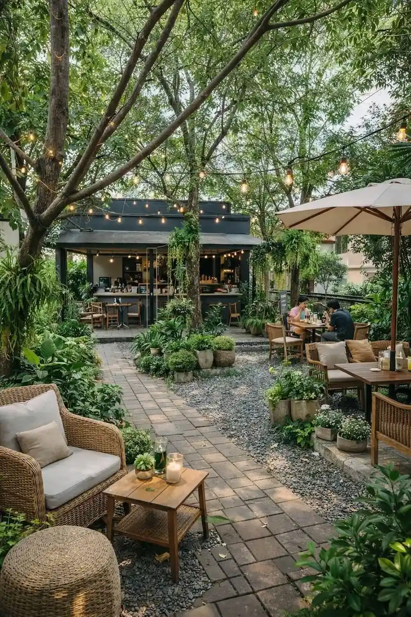 Thi Công Quán Cafe Sân Vườn