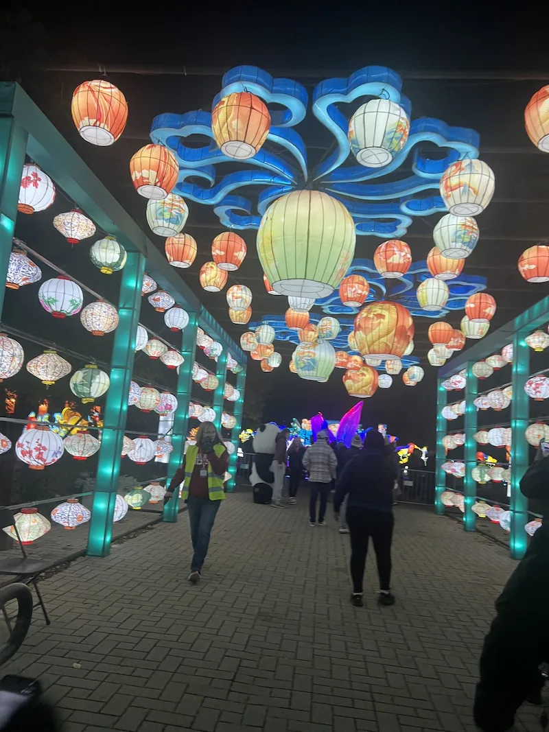 trang trí cổng chào trung thu