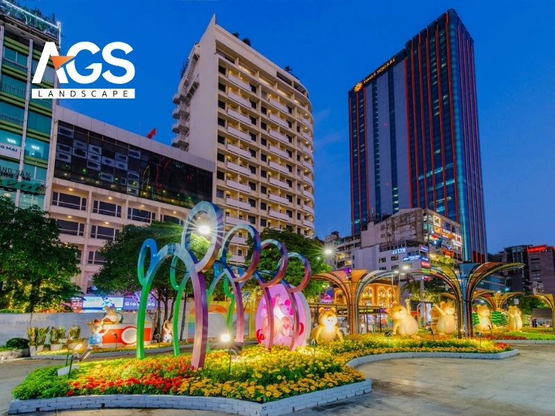 Đường hoa Nguyễn Huệ 2020 Tết Canh Tý (Nguồn: AGS Landscape)