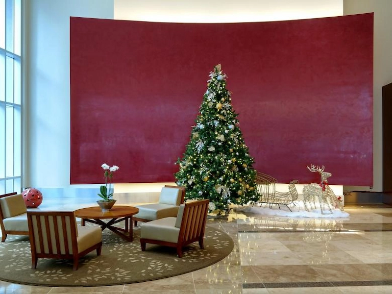 Trang trí khu vực tiếp tân và bàn trà (Nguồn: Yandex)