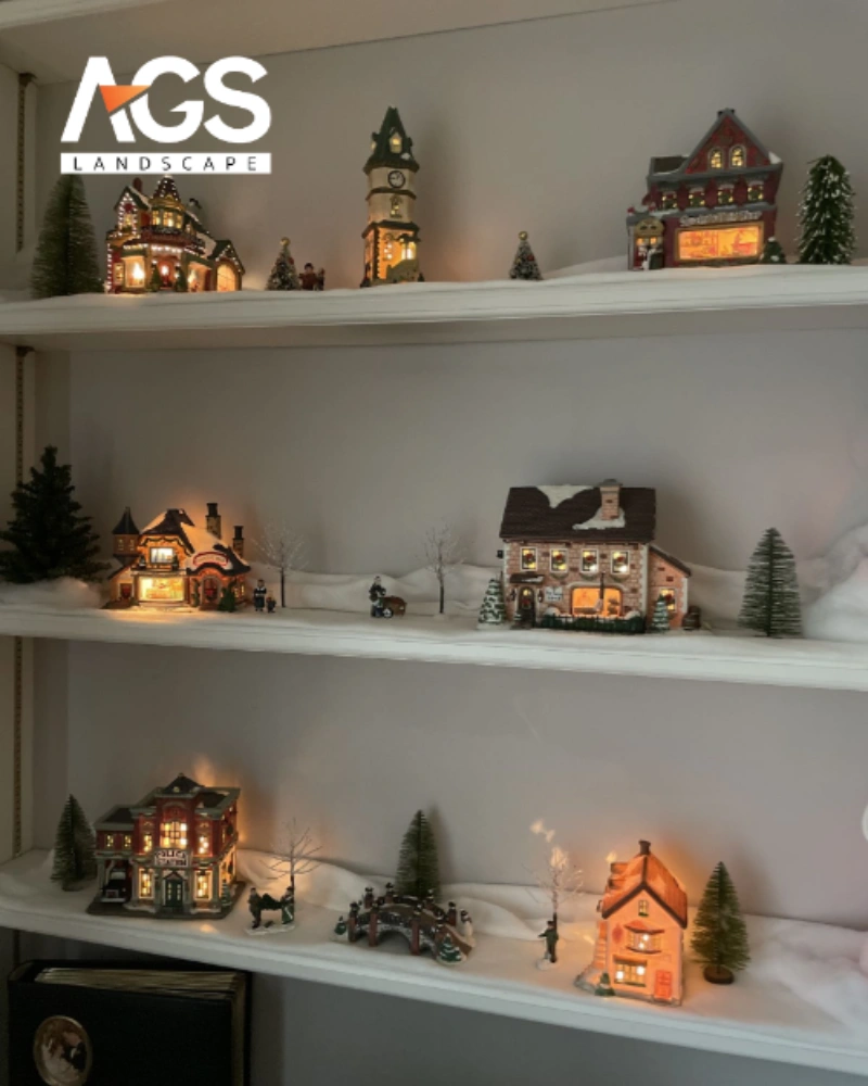 Nguyên tắc vàng để tạo nên tiểu cảnh Noel mini đẹp và tinh tế (Nguồn: Pinterest)