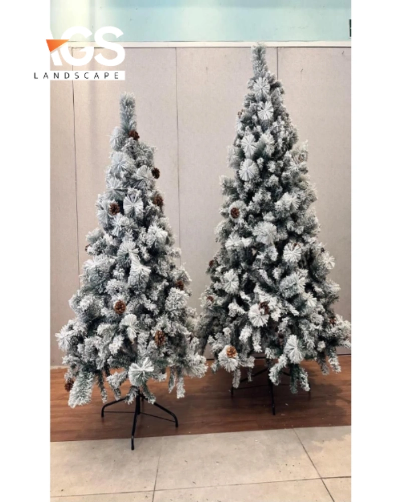 Cây thông Noel "tuyết phủ" tự nhiên  (Nguồn: Pinterest) 