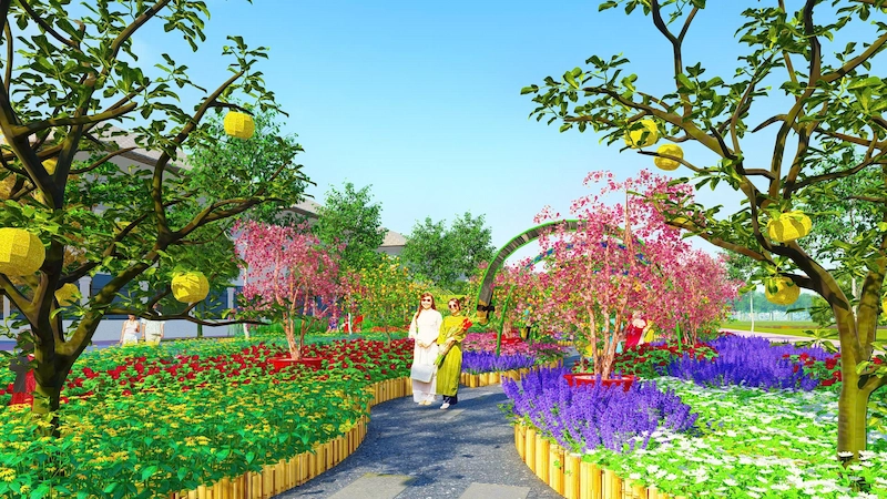 Đường hoa Hà Nội