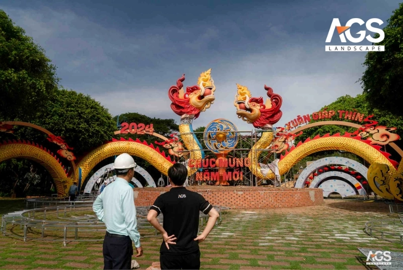 AGS Landscape: Đơn vị thiết kế và thi công trang trí lễ hội theo mùa chuyên nghiệp (Nguồn: AGS Landscape)
