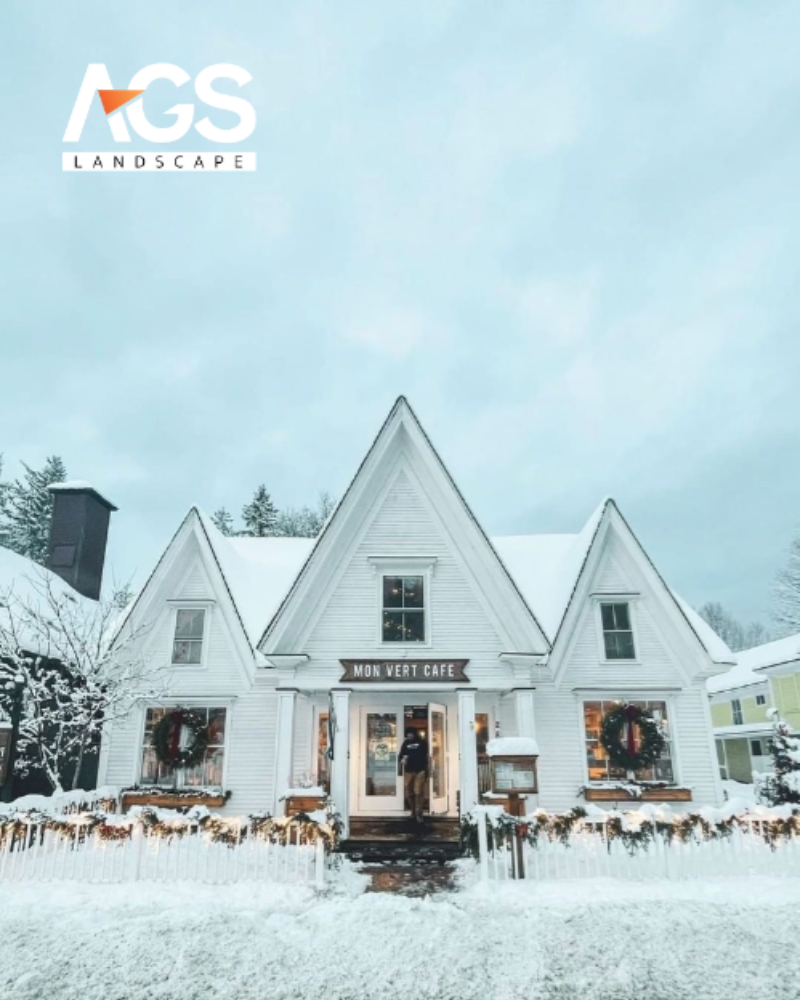 Trang trí theo phong cách "Ngôi làng tuyết" (Nguồn: Pinterest)