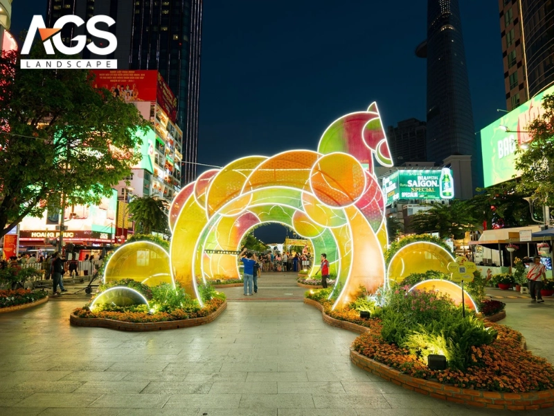 Thiết kế không gian trải nghiệm đa tầng mang lại hiệu quả cao (Nguồn: AGS Landscape)