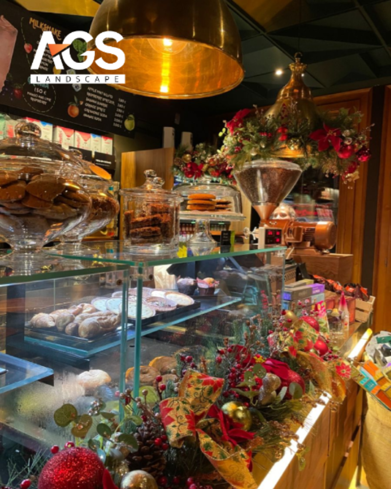 Trang trí quầy pha chế và khu vực order (Nguồn: Pinterest)