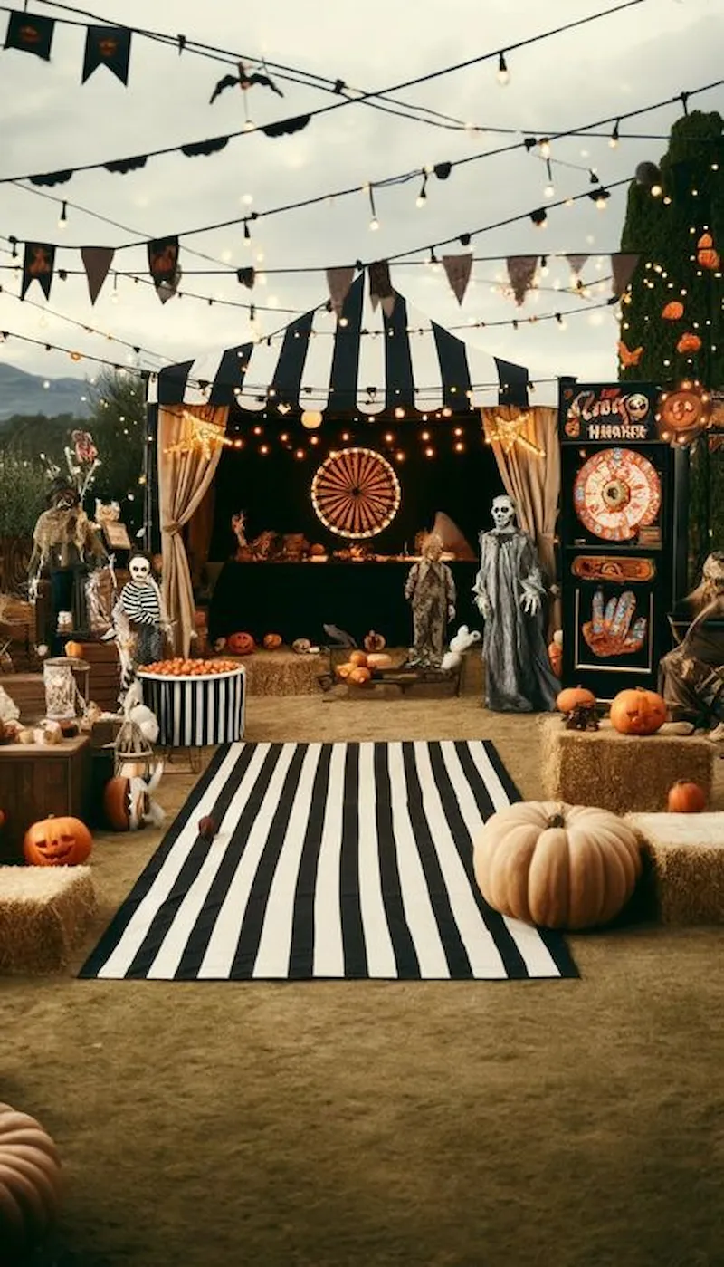 thiết kế sân khấu halloween