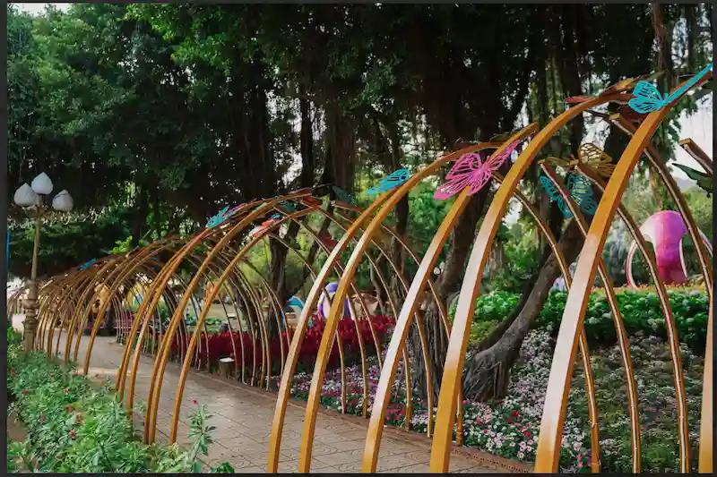 Vật liệu sử dụng rất quan trọng trong việc đem lại không khí cho khu vực trang trí. (Nguồn AGS Landscape)