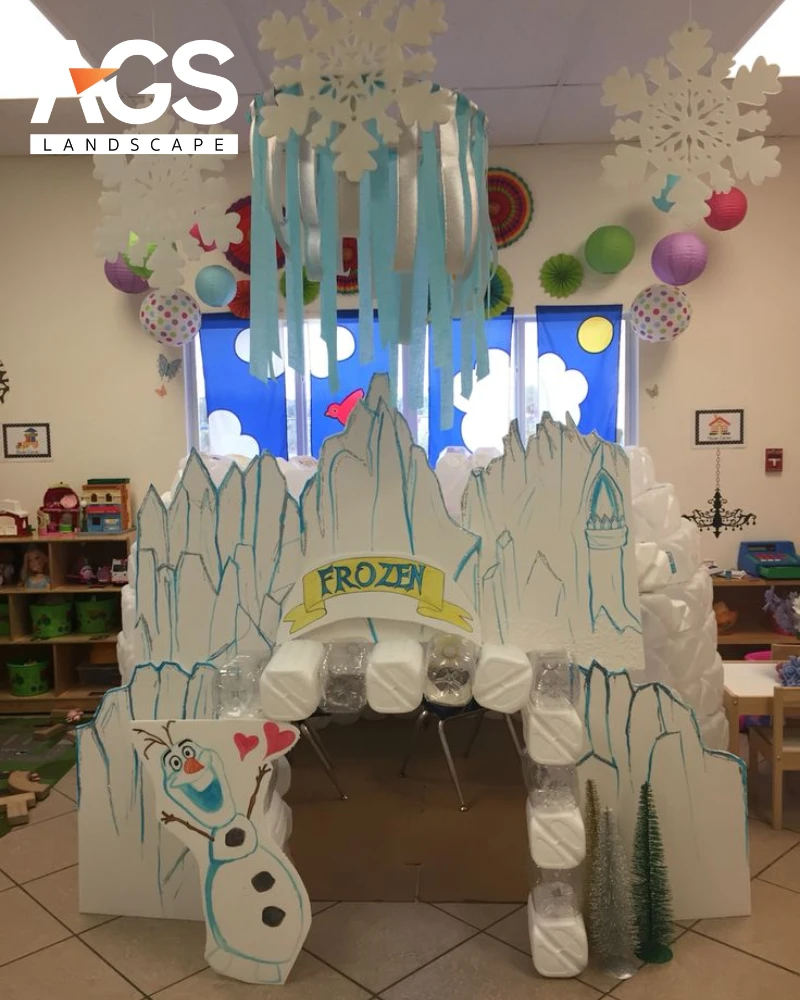 Chủ đề "Ngôi làng tuyết trắng ấm áp" (Nguồn: Pinterest)