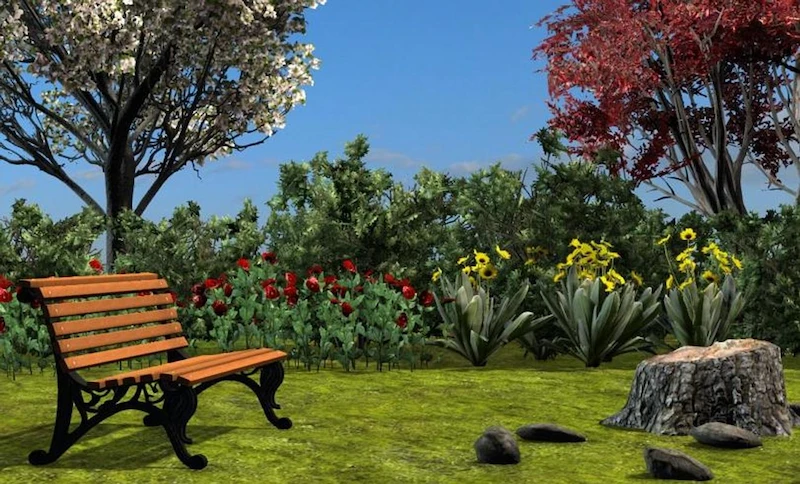 Ứng dụng trang trí sân vườn Ứng dụng trang trí sân vườn