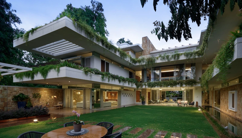 thiết kế nhà vườn 400m2