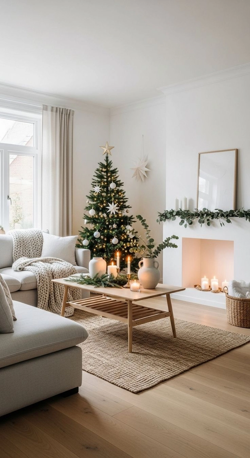 Chủ đề Giáng Sinh Bắc Âu tối giản  (Nguồn: Pinterest) 