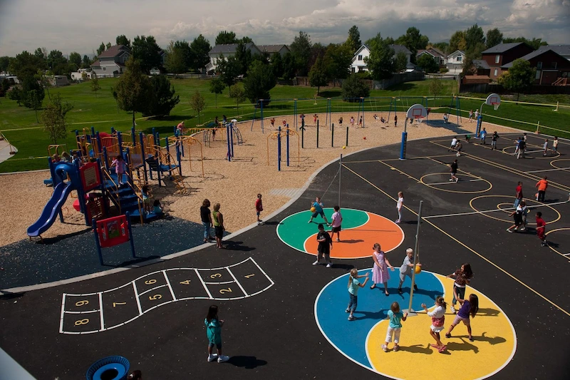 thiết kế cảnh quan trường học