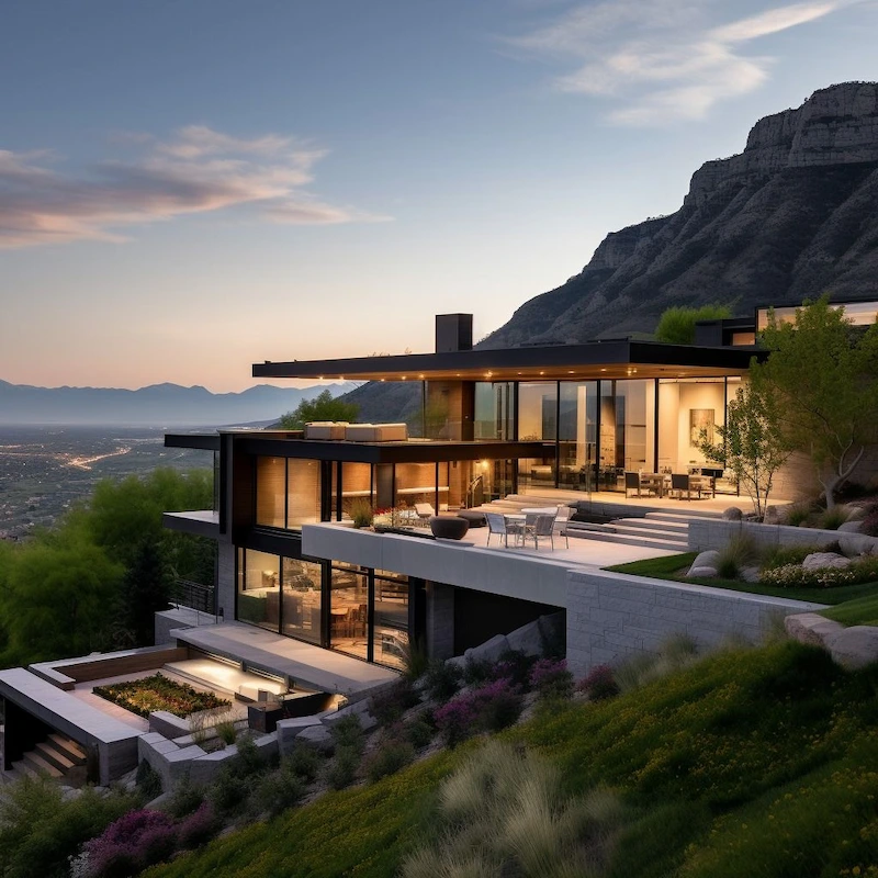 Thiết kế cảnh quan biệt thự đồi