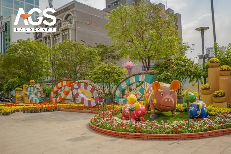 Kinh nghiệm thiết kế đường hoa công cộng 