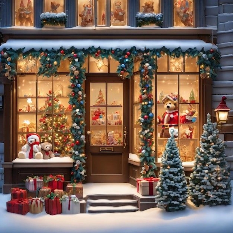 Các tiểu cảnh Giáng sinh ngoài trời (Nguồn: Pinterest)