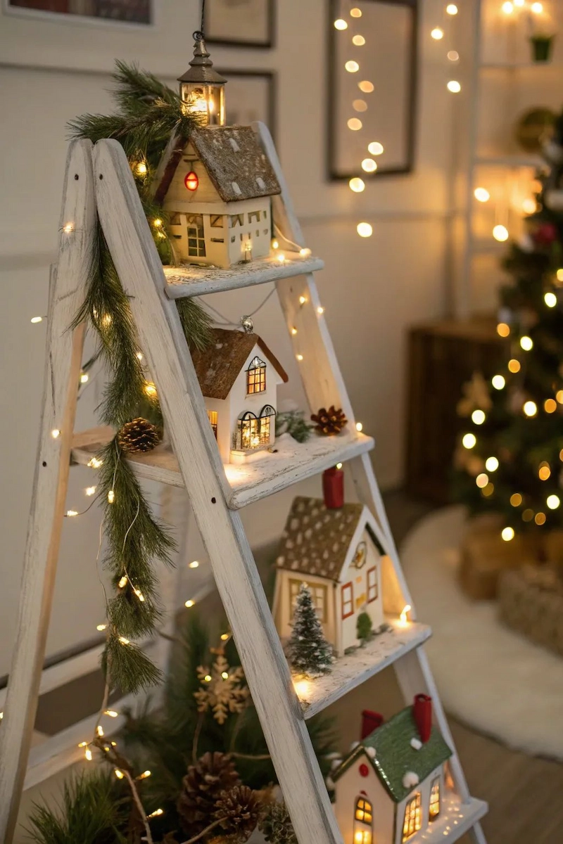 Tiểu cảnh Noel mini sáng tạo và độc đáo (Nguồn: Pinterest) 