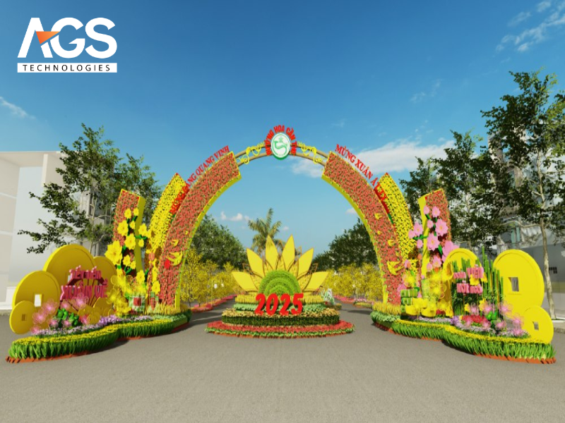 Quy trình thiết kế và bố trí đường hoa hiệu quả