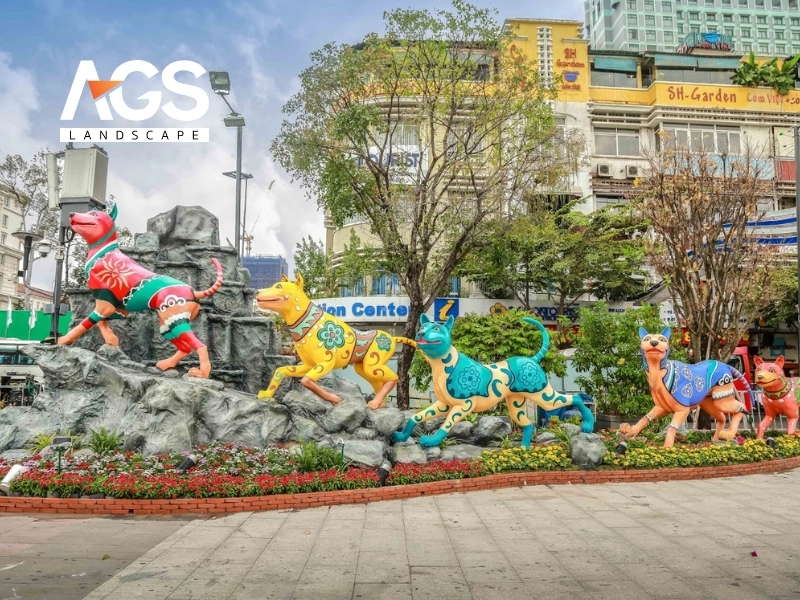 Quy trình thiết kế và bố trí đường hoa hiệu quả