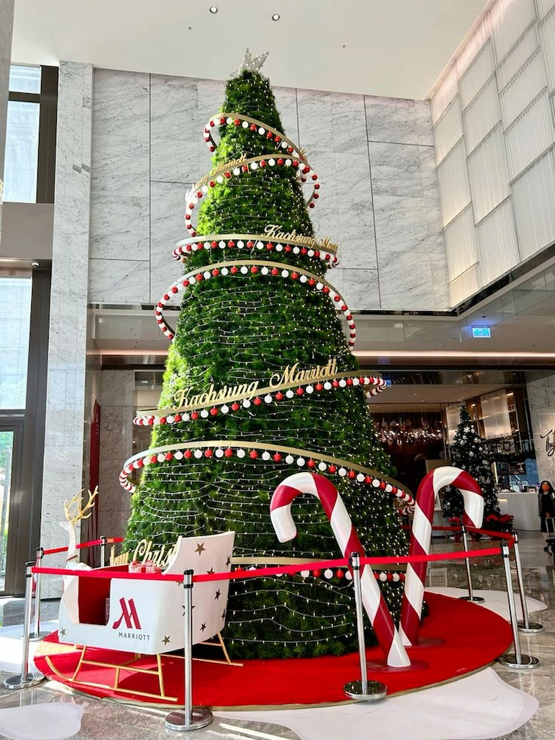 Cây thông Noel khổng lồ trung tâm (Nguồn: Pinterest)