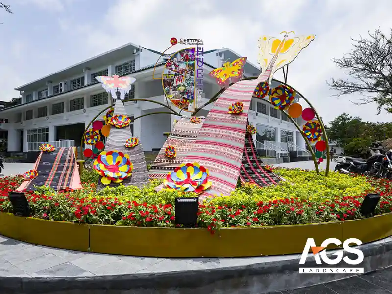Festival Huế 2023, nơi đường hoa không chỉ thể hiện vẻ đẹp của cố đô (Nguồn: AGS Landscape)