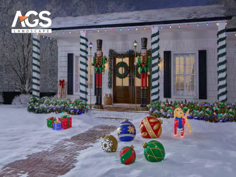 Biến hóa sân vườn Noel "check-in mê ly" dễ dàng cùng AGS Landscape