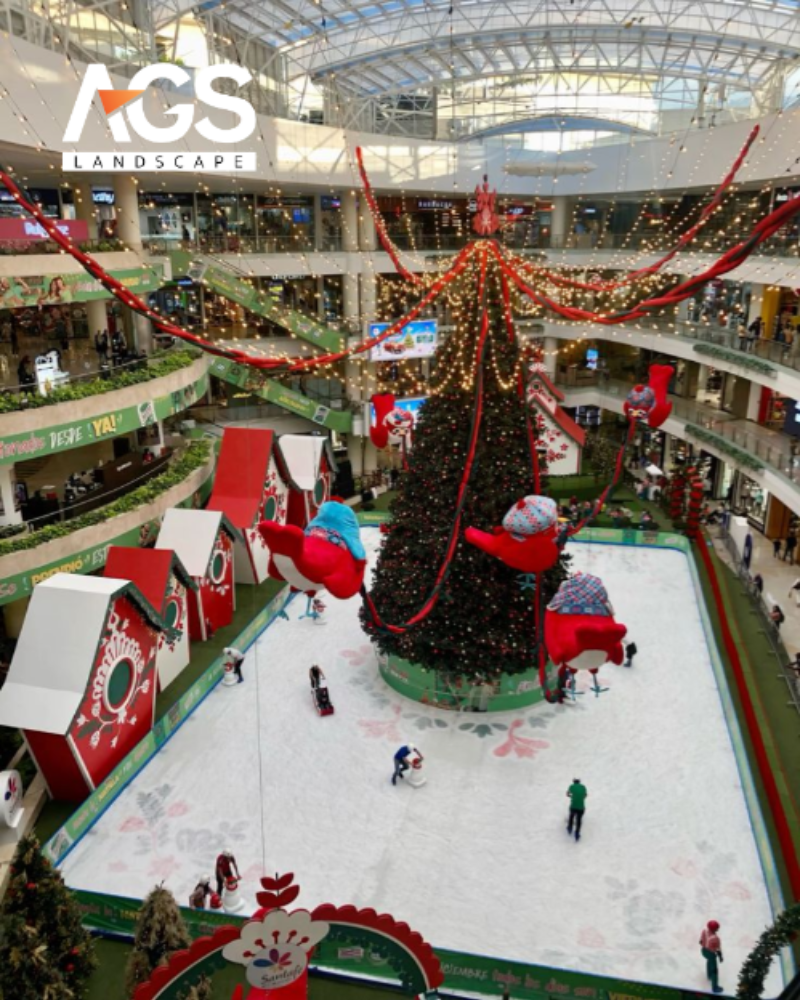 Tạo ra khu vực "Làng Noel" hoặc "Xưởng ông già Noel" (Nguồn:Pinterest)