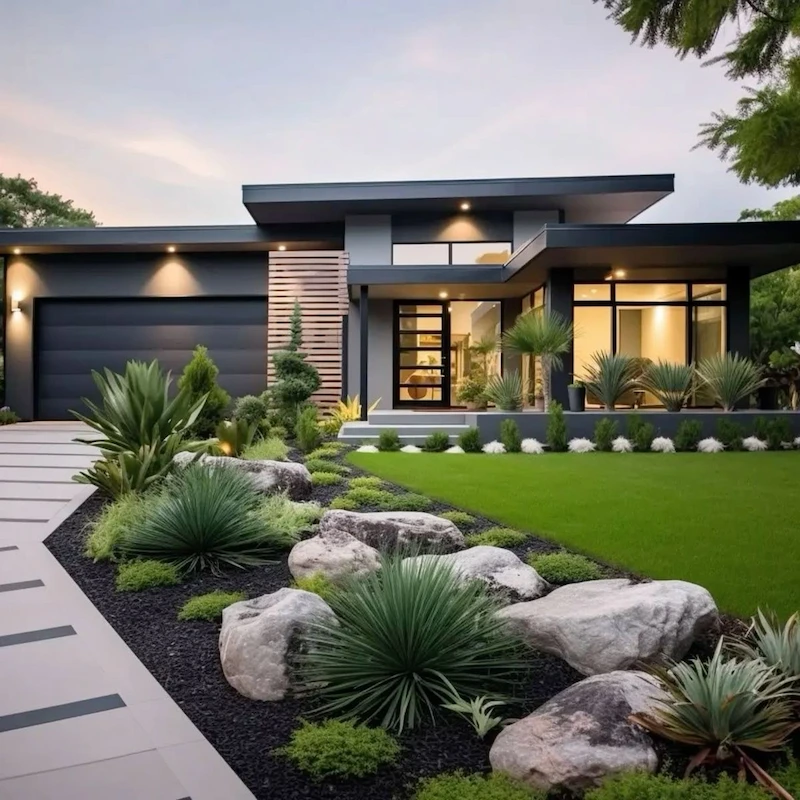 mẫu nhà vườn 200m2 đẹp