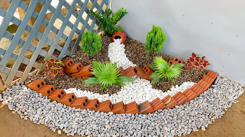 tiểu cảnh bằng đá cuội tiểu cảnh bằng đá cuội