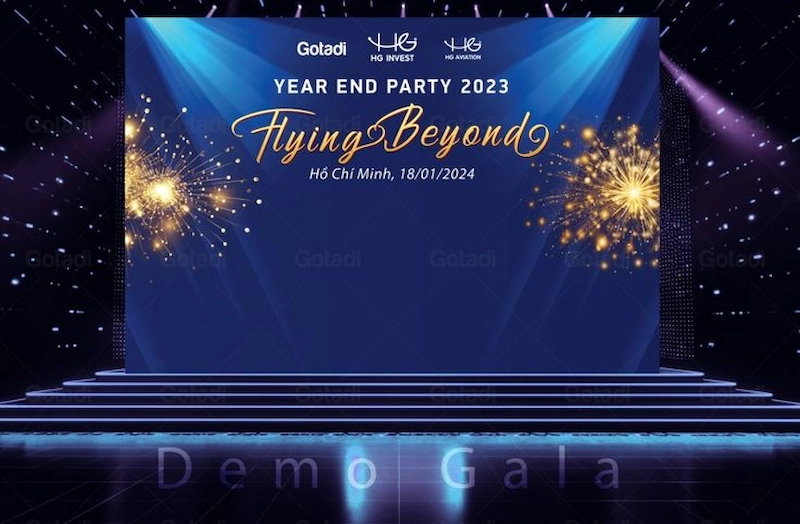 background tất niên công ty