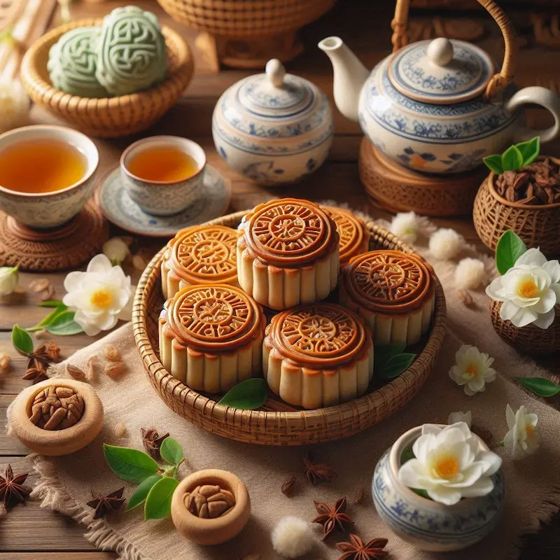 4 "Recipe" trang trí mẹt trung thu theo bối cảnh (Nguồn: Pinterest) 4 "Recipe" trang trí mẹt trung thu theo bối cảnh (Nguồn: Pinterest)